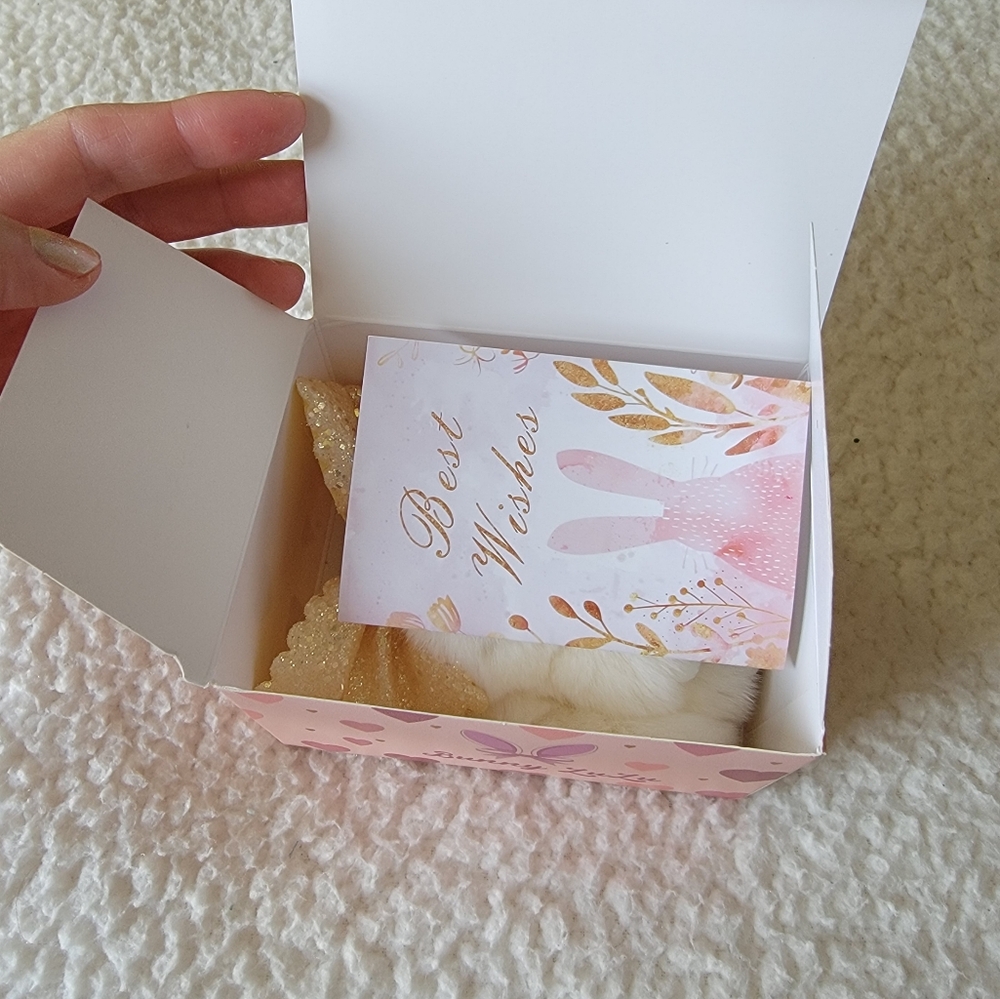 Fluffy Bunny Bag Charm Real Rabbit Fur - Picture 12 of 13